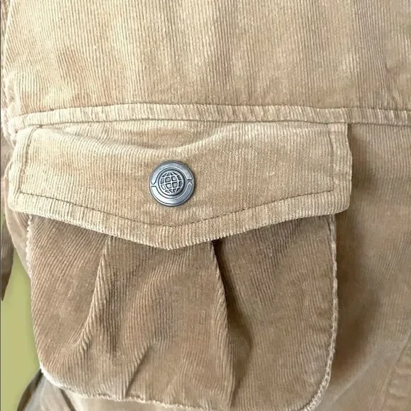 Vintage Max Studio.com Corduroy Belted Jacket Blouse - Picture 6 of 9